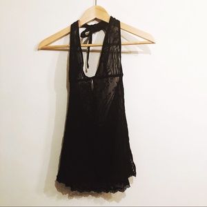 Victoria’s Secret | “very sexy” lace halter dress